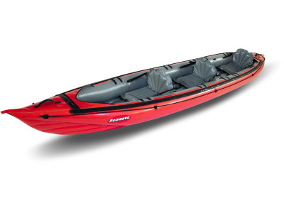 Inflatable kayak SEAWAVE red