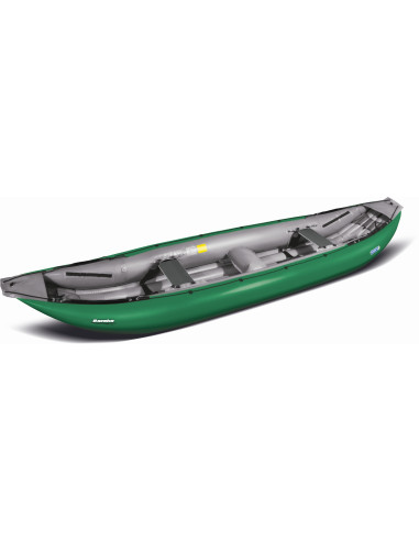 Inflatable canoe BARAKA dark green
