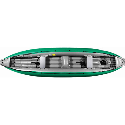 Inflatable canoe BARAKA dark green 2