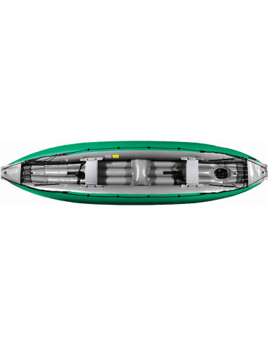 Inflatable canoe BARAKA dark green
