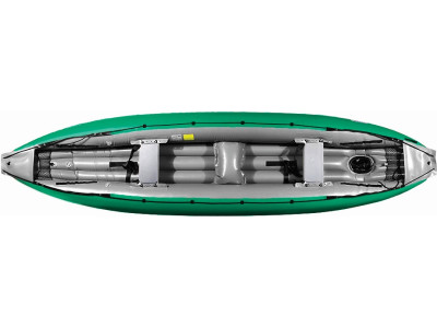 Inflatable canoe BARAKA dark green