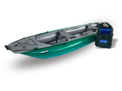Inflatable canoe PALAVA dark green