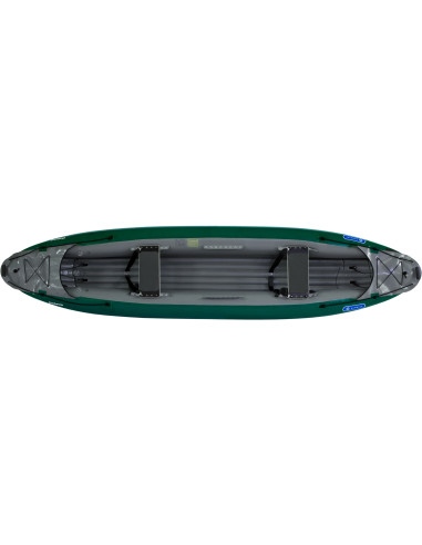 Inflatable canoe PALAVA dark green