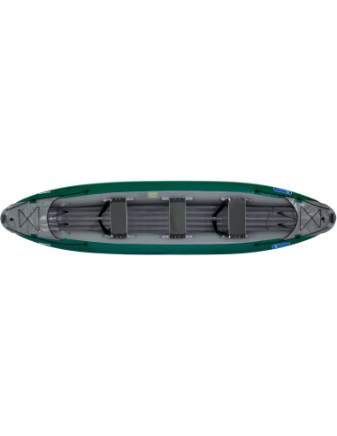 Inflatable canoe PALAVA dark green