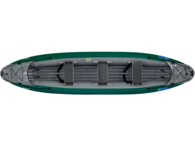 Inflatable canoe PALAVA dark green