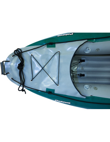 Inflatable canoe PALAVA dark green