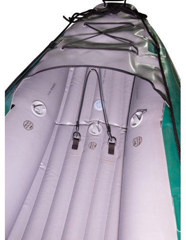 Inflatable canoe PALAVA dark green