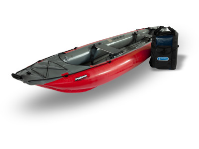 Inflatable canoe PALAVA red