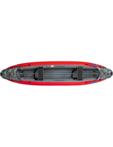 Inflatable canoe PALAVA red