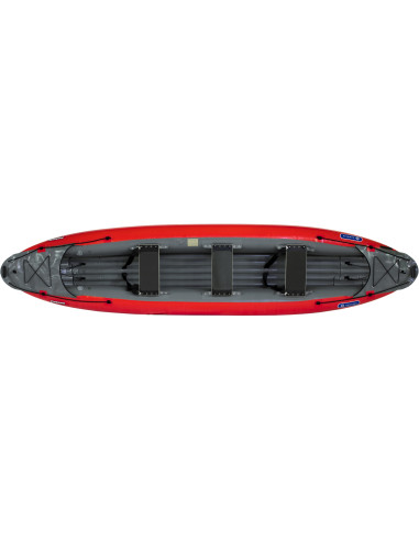 Inflatable canoe PALAVA red