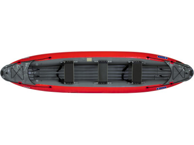 Inflatable canoe PALAVA red