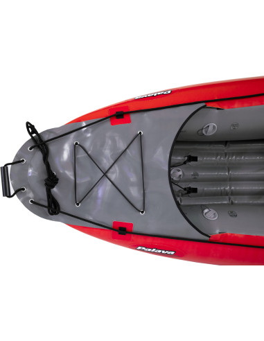 Inflatable canoe PALAVA red