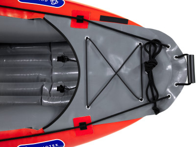 Inflatable canoe PALAVA red