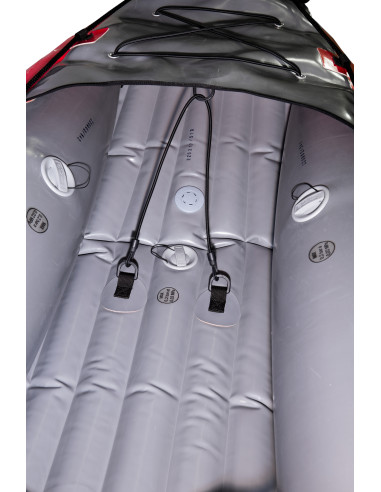 Inflatable canoe PALAVA red