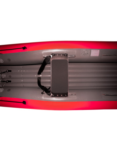 Inflatable canoe PALAVA red
