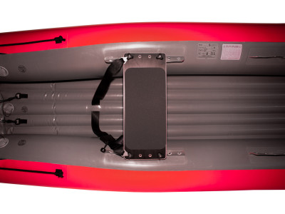 Inflatable canoe PALAVA red