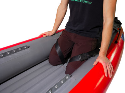 Inflatable canoe PALAVA red