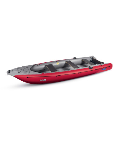 Inflatable canoe RUBY XL red