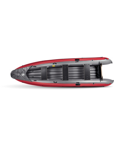 Inflatable canoe RUBY XL red