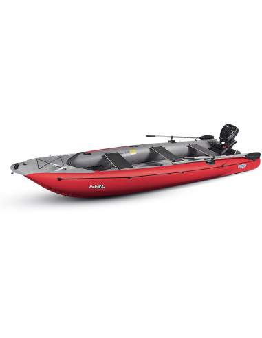 Inflatable canoe RUBY XL red