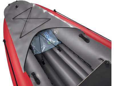 Inflatable canoe RUBY XL red