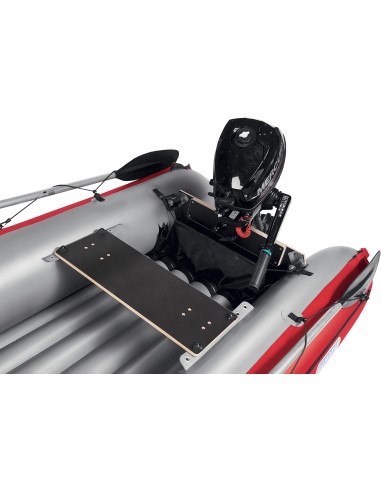 Inflatable canoe RUBY XL red