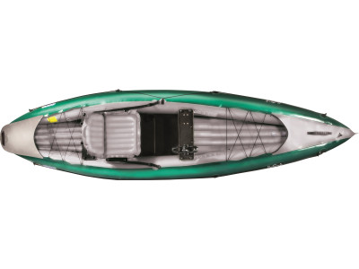Inflatable fishing boat HALIBUT dark green