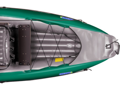 Inflatable fishing boat HALIBUT dark green