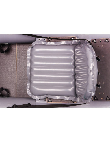 Inflatable fishing boat HALIBUT dark green