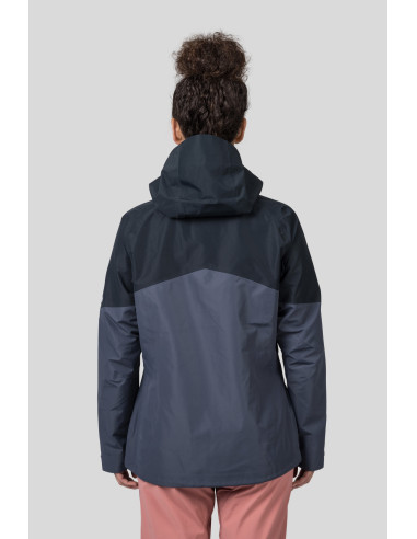 Ladies alpine trekking jacket ABIGAIL india ink / anthracite