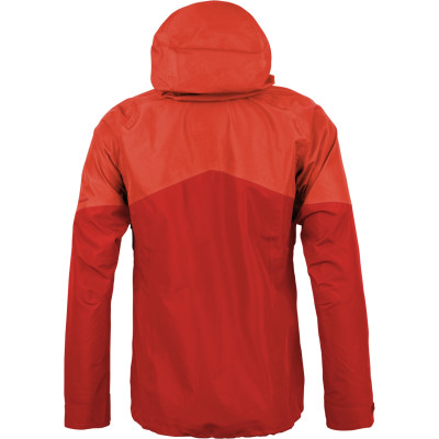Ladies alpine trekking jacket ABIGAIL molten lava / cherry tomato 2