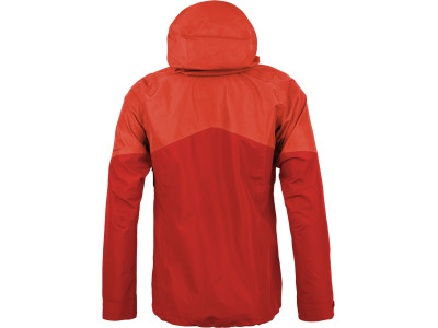 Ladies alpine trekking jacket ABIGAIL molten lava / cherry tomato