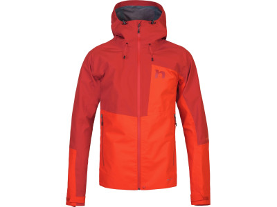 Mens mountaineering jacket ALAGAN cherry tomato / molten lava II