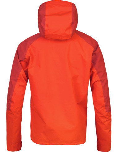 Mens mountaineering jacket ALAGAN cherry tomato / molten lava II