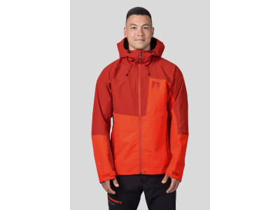 Mens mountaineering jacket ALAGAN cherry tomato / molten lava II