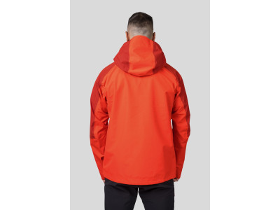 Mens mountaineering jacket ALAGAN cherry tomato / molten lava II