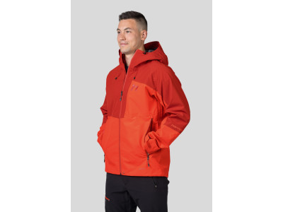 Mens mountaineering jacket ALAGAN cherry tomato / molten lava II