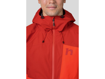 Mens mountaineering jacket ALAGAN cherry tomato / molten lava II