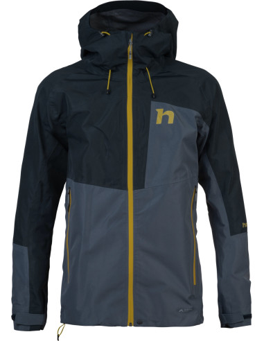 Mens mountaineering jacket ALAGAN india ink / anthracite