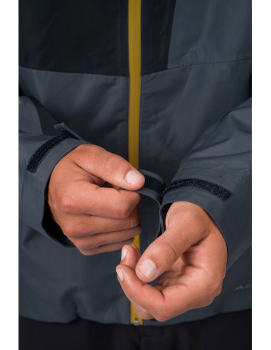 Mens mountaineering jacket ALAGAN india ink / anthracite