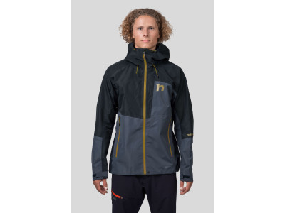 Mens mountaineering jacket ALAGAN india ink / anthracite