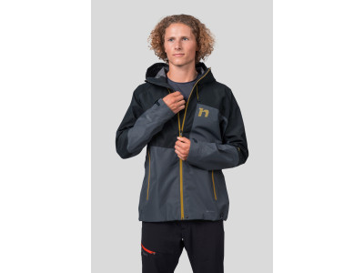 Mens mountaineering jacket ALAGAN india ink / anthracite