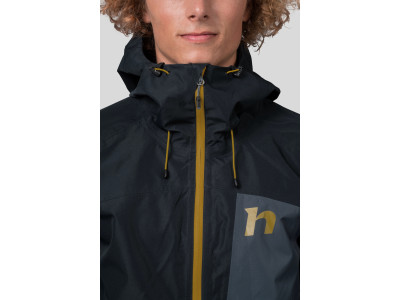 Mens mountaineering jacket ALAGAN india ink / anthracite