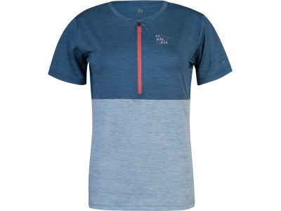 Ladies cycling short sleeve T-shirt BERRY india ink mel / pearl blue mel