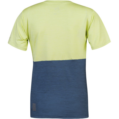 Ladies cycling short sleeve T-shirt BERRY sunny lime mel / india ink mel 2