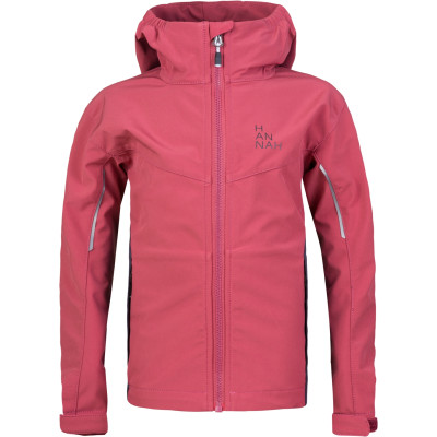 Kids hiking jacket CAPRA JR baroque rose / india ink