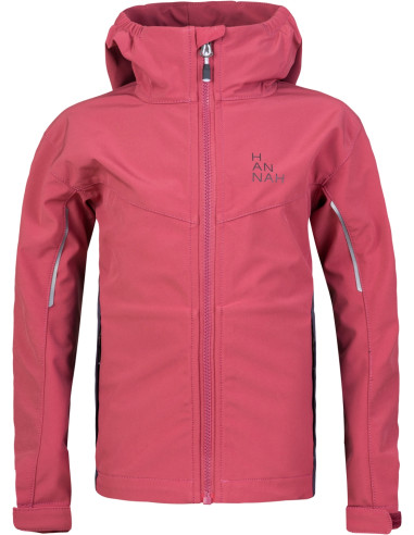 Kids hiking jacket CAPRA JR baroque rose / india ink