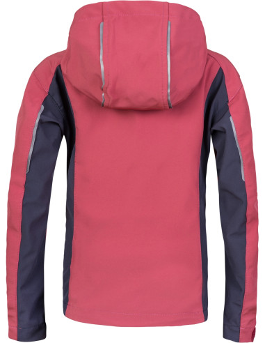 Kids hiking jacket CAPRA JR baroque rose / india ink