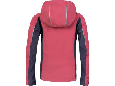Kids hiking jacket CAPRA JR baroque rose / india ink