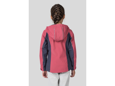 Kids hiking jacket CAPRA JR baroque rose / india ink